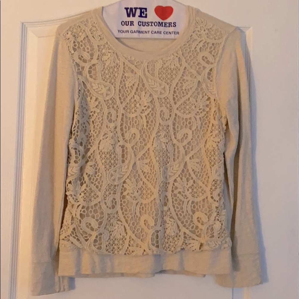 J. Crew Tan Sweater sz M